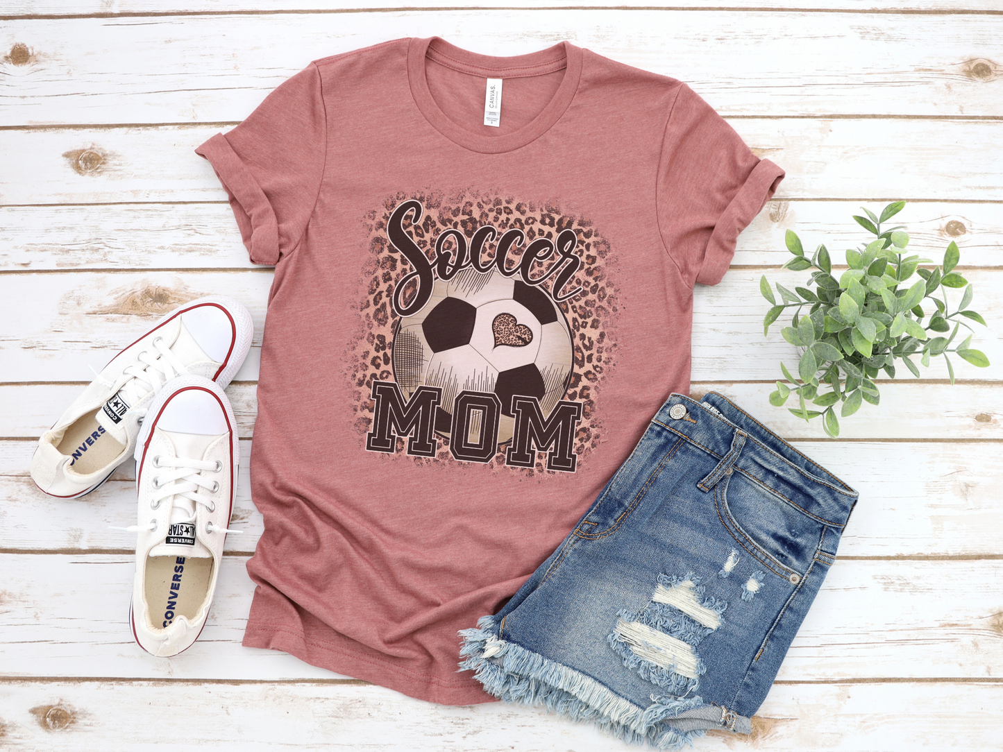 Soccer Mom Cheetah Splat T-Shirt