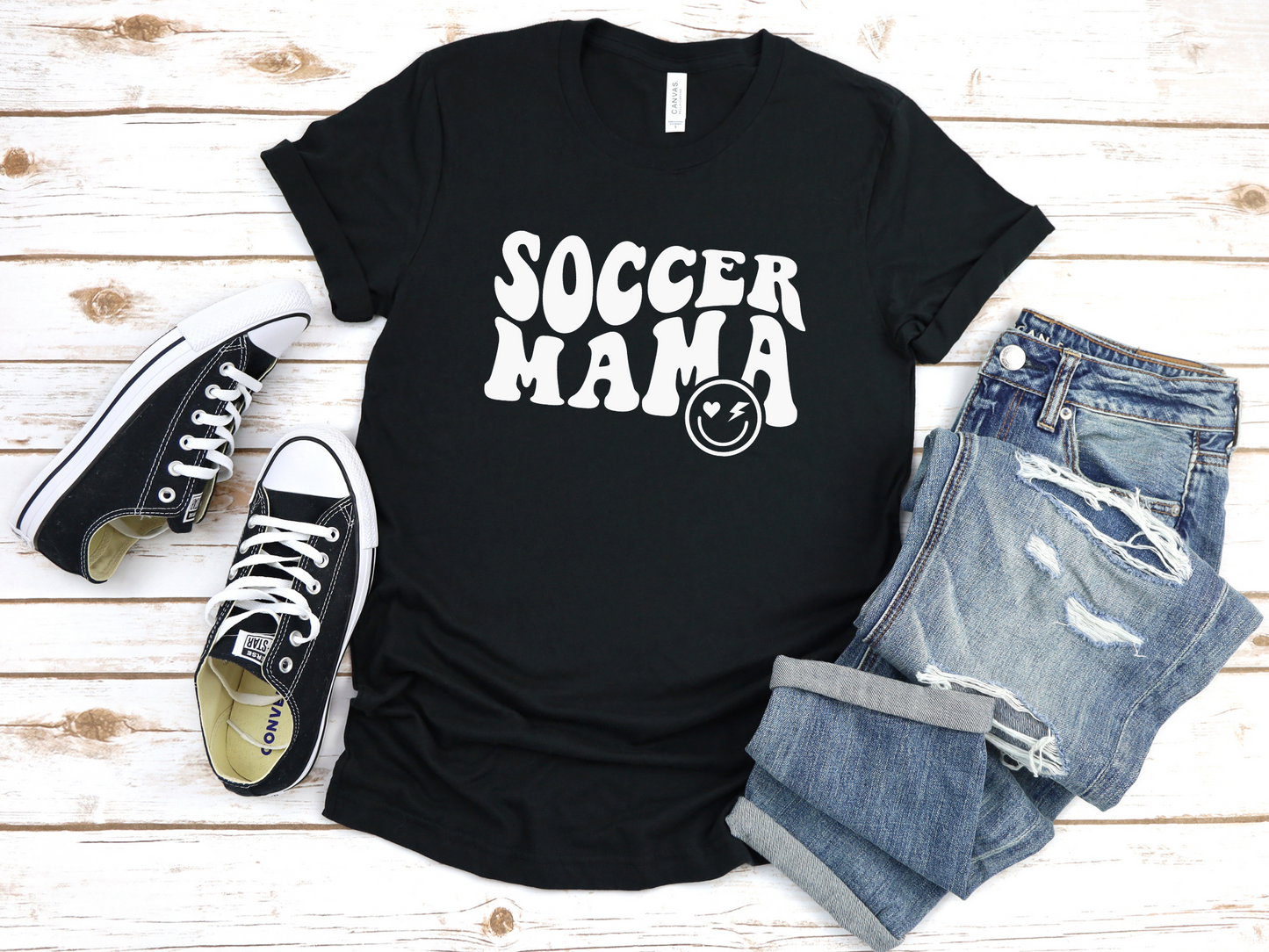 Groovy Soccer Mama T-Shirt