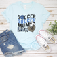 Blue Wave Cheetah Soccer Mom T-Shirt
