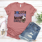 Blue Wave Cheetah Soccer Mom T-Shirt