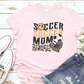 Yellow Wave Cheetah Soccer Mom T-Shirt