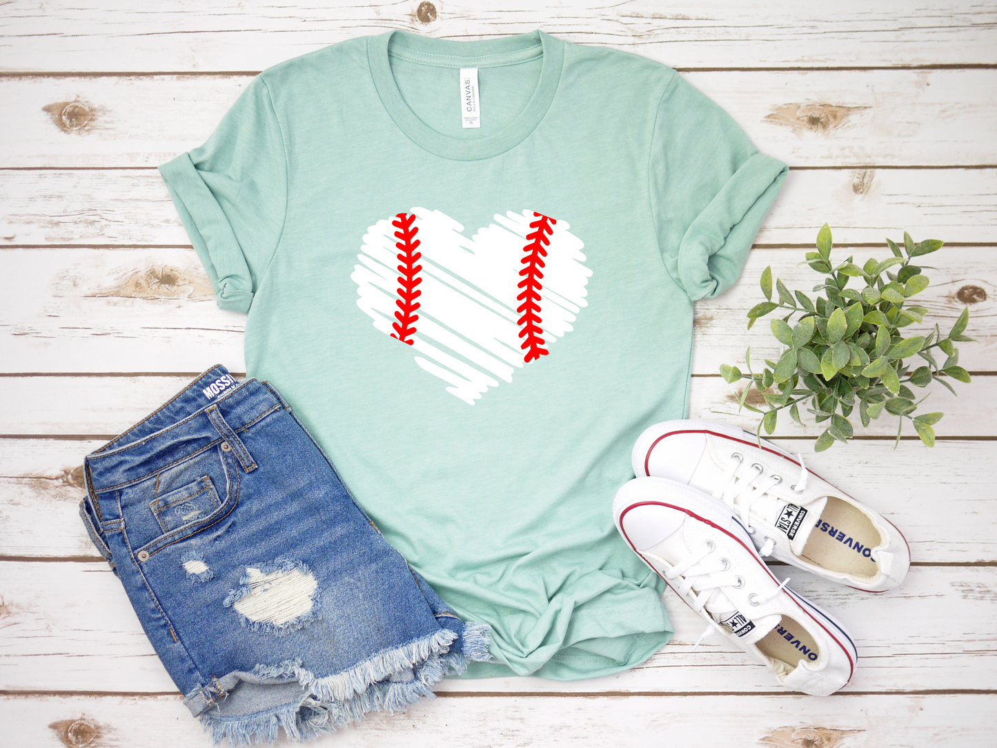 Baseball Heart T-Shirt