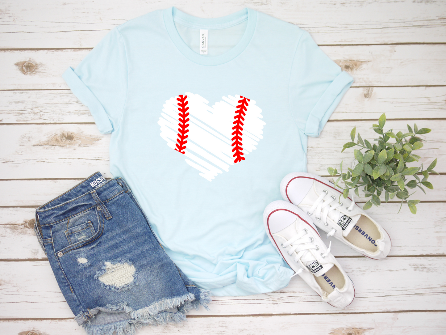 Baseball Heart T-Shirt