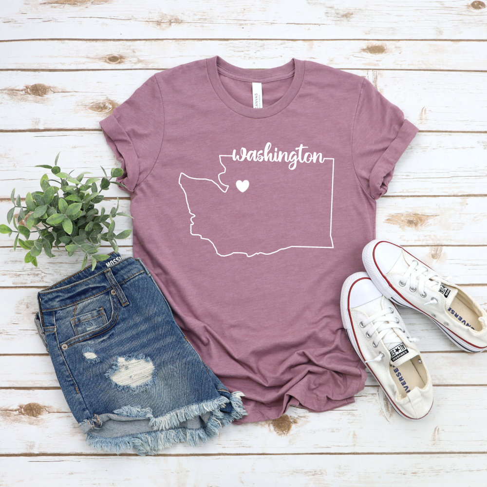 Washington State Heart T-Shirt