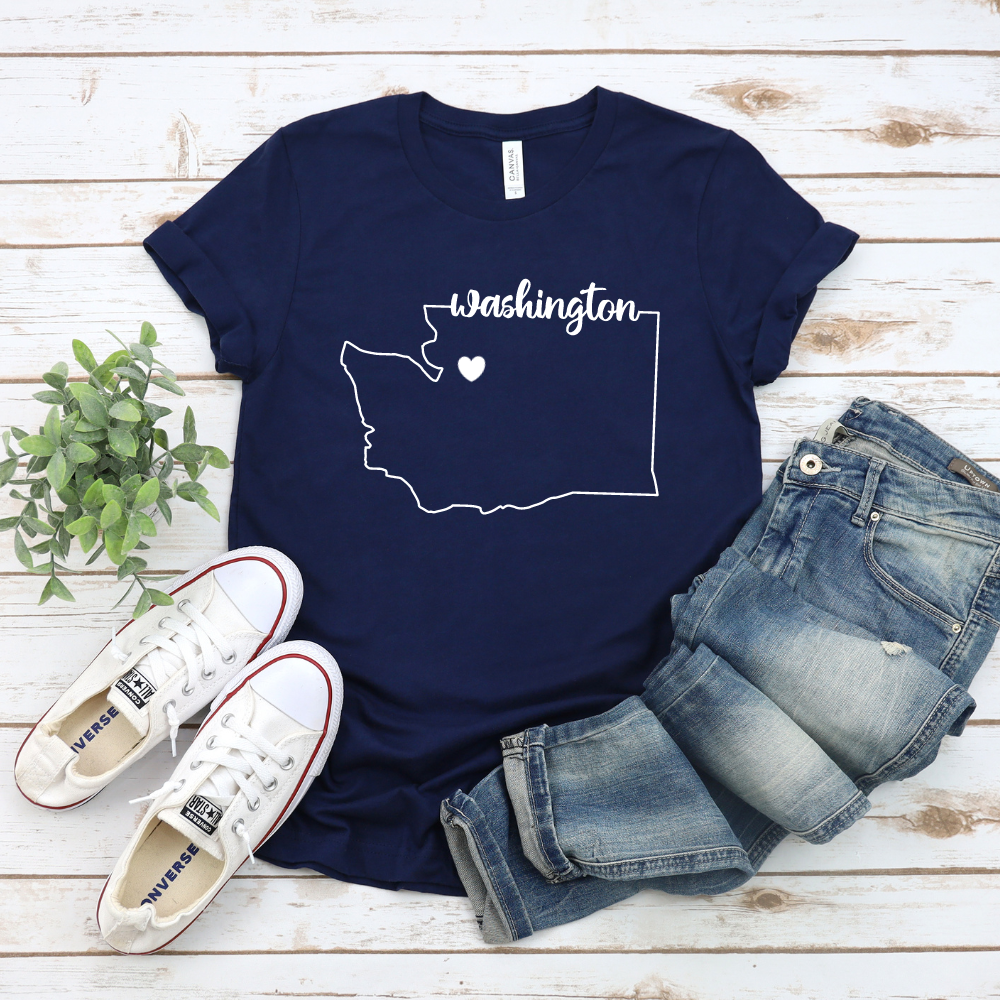 Washington State Heart T-Shirt